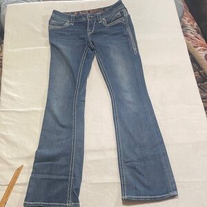 Rock Revival Dark Blue Flare Jeans size 28 Johanna boot cut